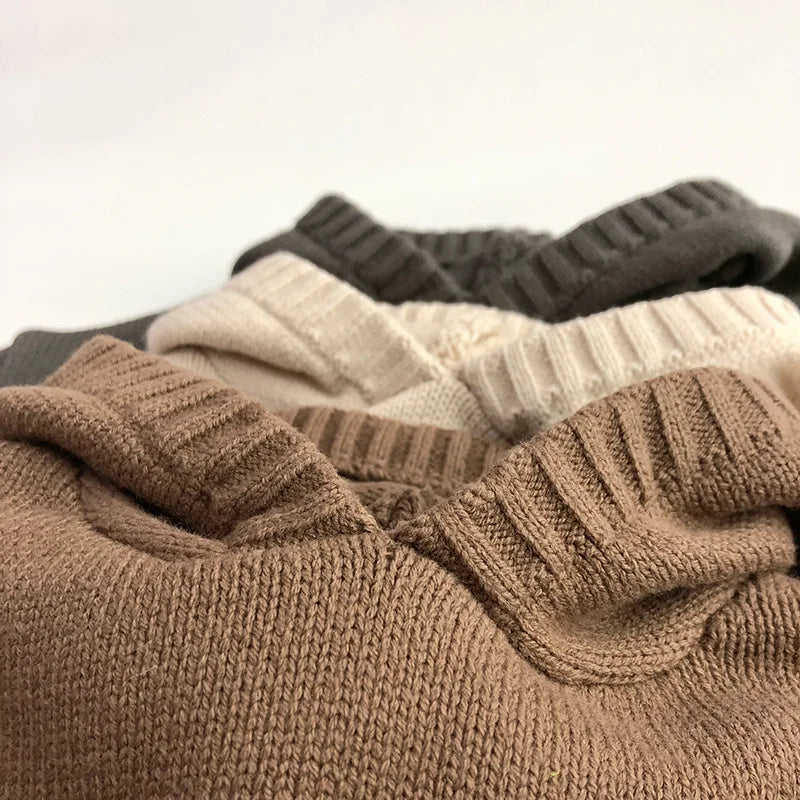 Sweat à Capuche Tricoté Enfant avec Poche