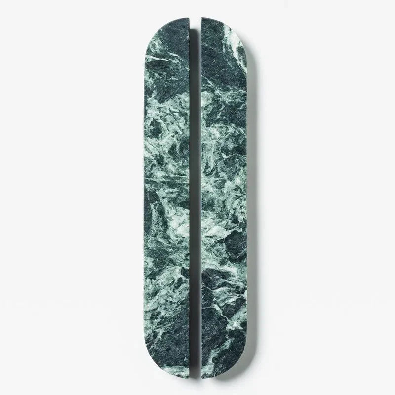Poignée de Meuble en Marbre Sculpté - Style Wabi-Sabi Vintage