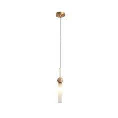 Lustre Pierre Jaune Style Grotte Nordique Moderne