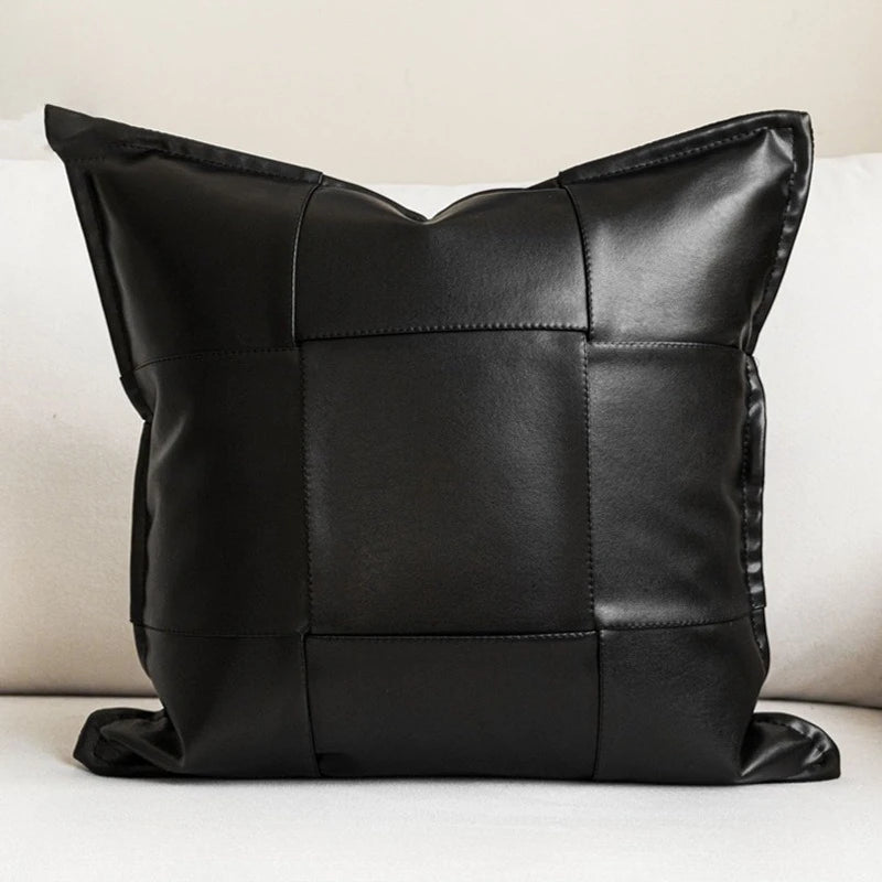 Housse de Coussin Filet Noué Café Style Sac à Mailles