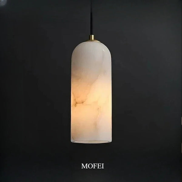 Suspension en Marbre Naturel - Petit Format Minimaliste