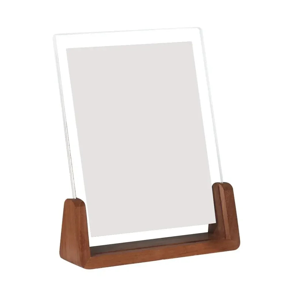 Cadre Photo Acrylique en Bois - Forme U Transparente