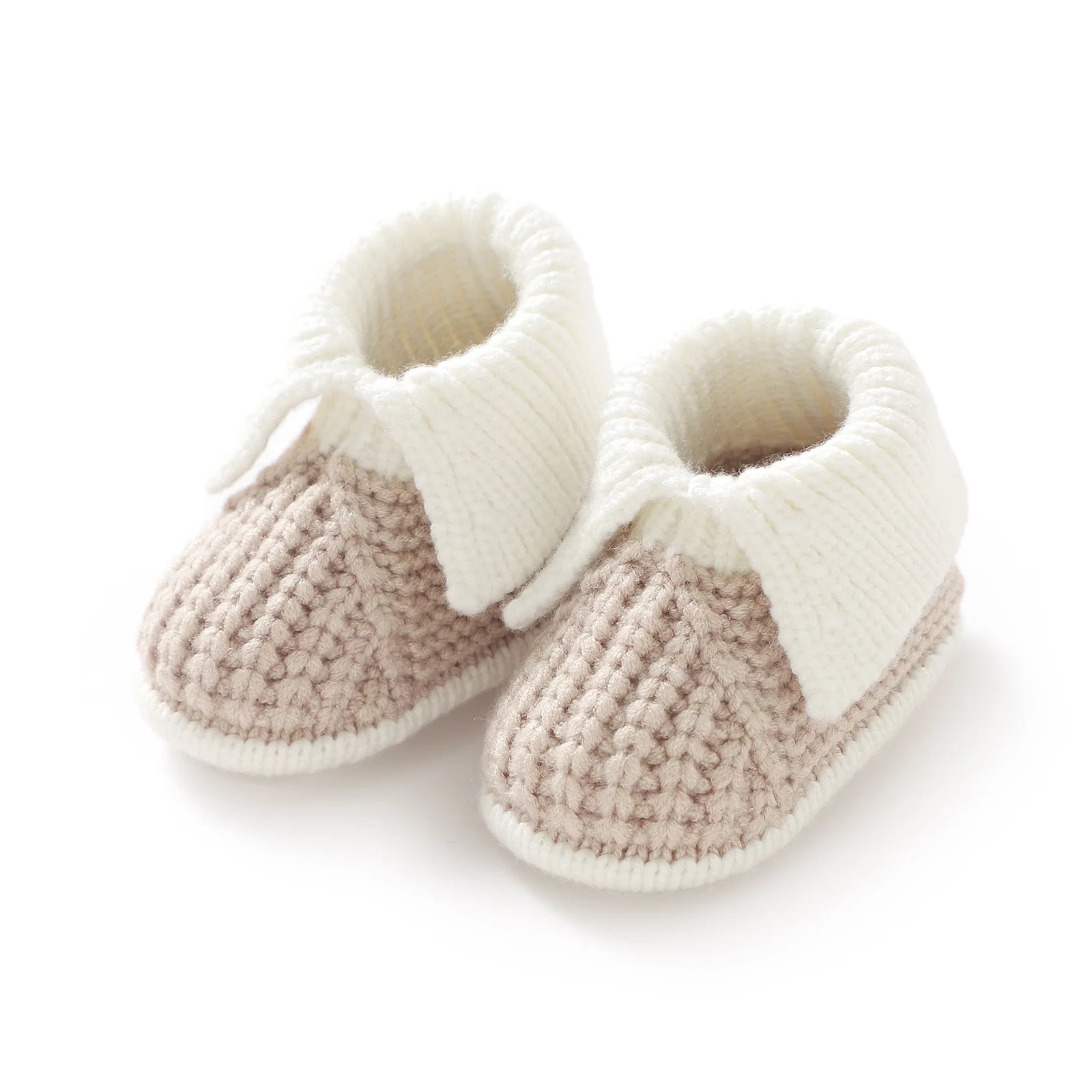 Bottines Bébé Tricotées Patchwork