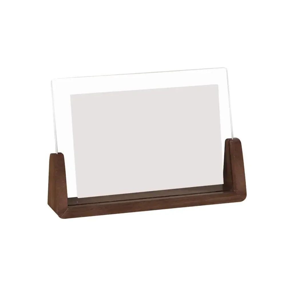 Cadre Photo Acrylique en Bois - Forme U Transparente