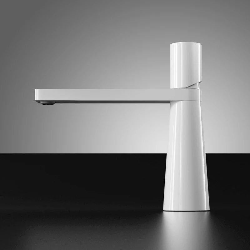 Robinet de Lavabo Or Brossé en Laiton Massif