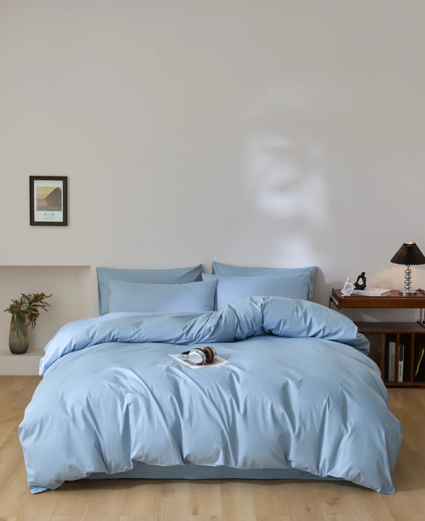 Parure de Lit en Coton Égyptien 3 Pièces