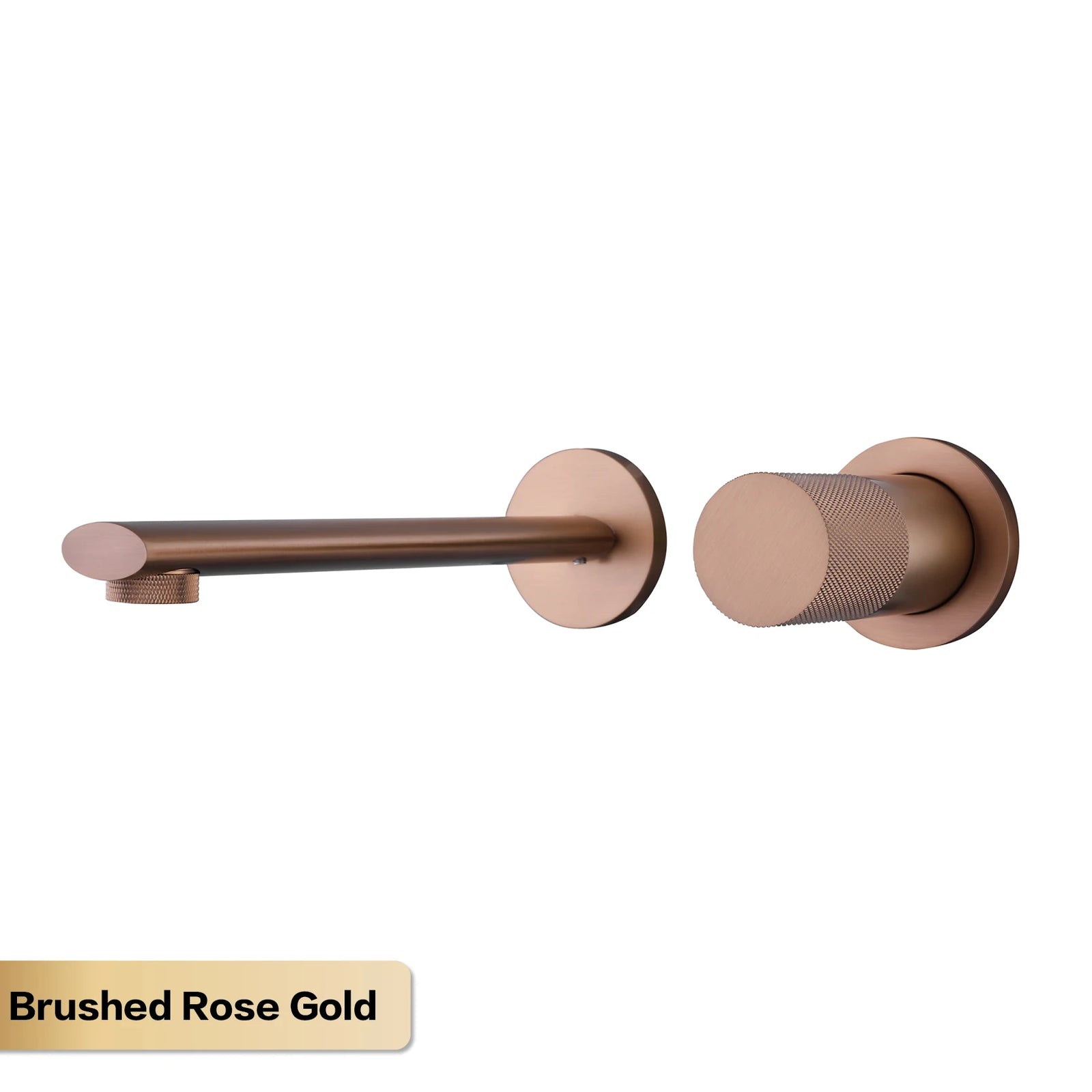 Robinet de Salle de Bain Encastré Or Rose Brossé