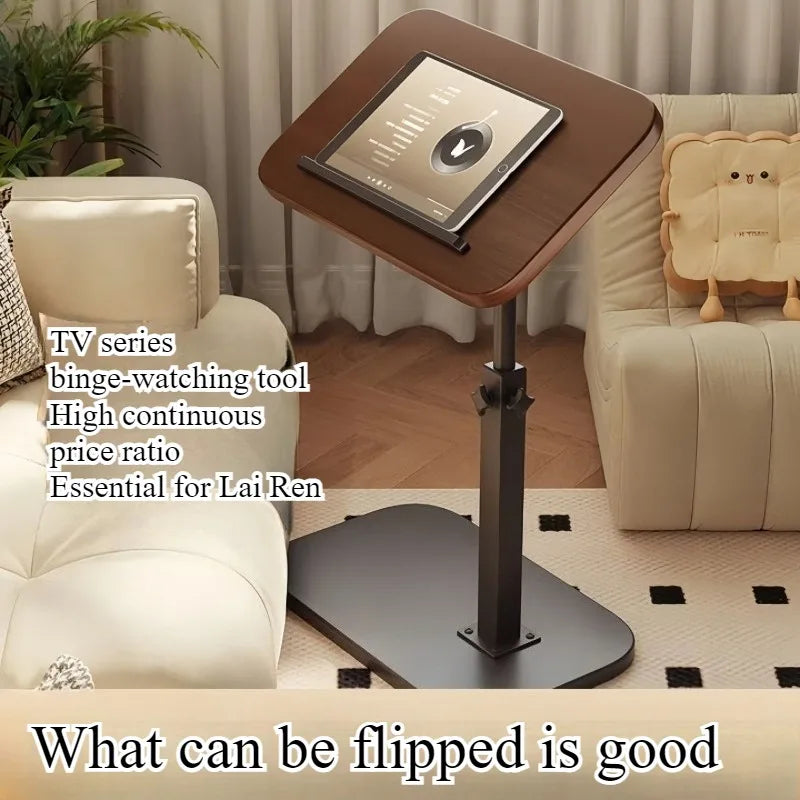 Table d'Appoint Pliante pour Canapé - Métal Rétractable