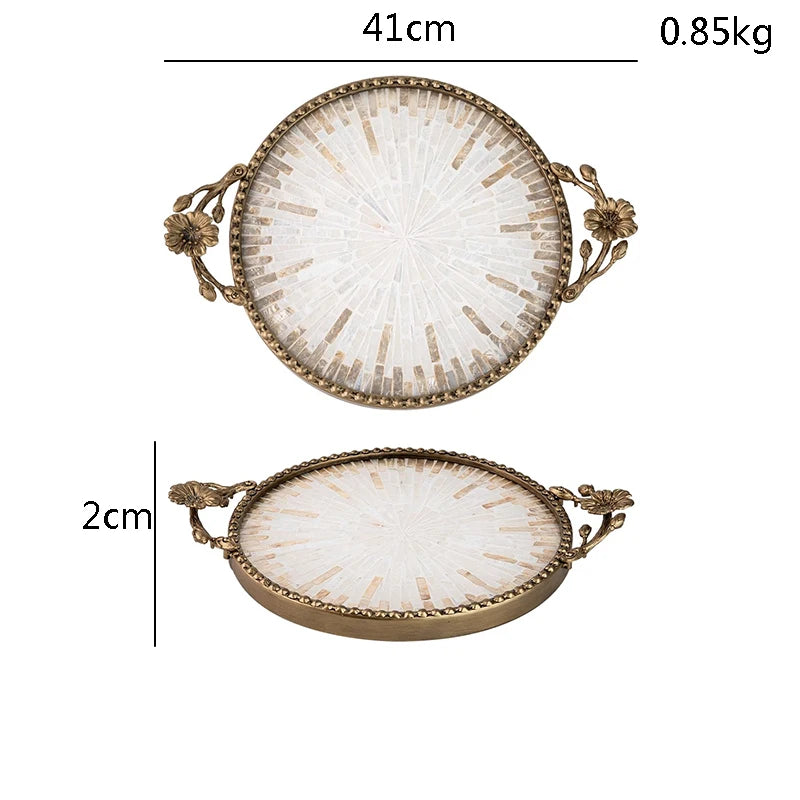 Plateau Coquillage Rangement Clés et Bijoux Minimaliste