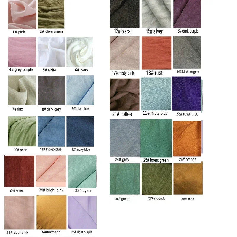 Drap Plat en Lin Pur Lavé - Respirant et Durable