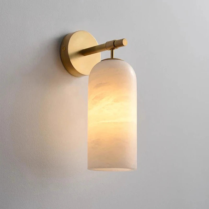 Applique Murale Marbre Espagnol Tout Cuivre Minimaliste