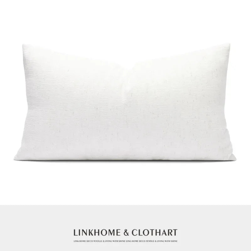 Housse de Coussin Simili Cuir Café Motif Écossais