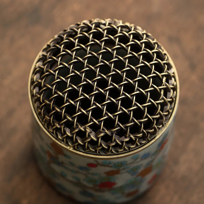 Brûle-Encens en Céramique Style Ru - Diffuseur d'Arômes