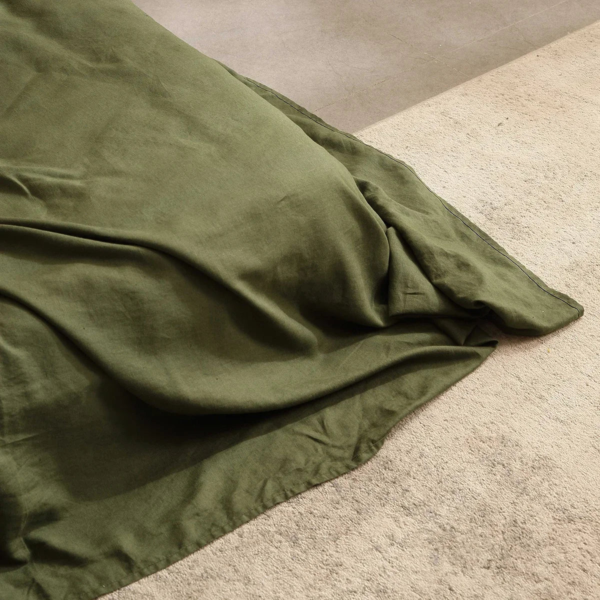 Parure de Lit 4 Pièces en Lin Pur - Drap Housse et Taies