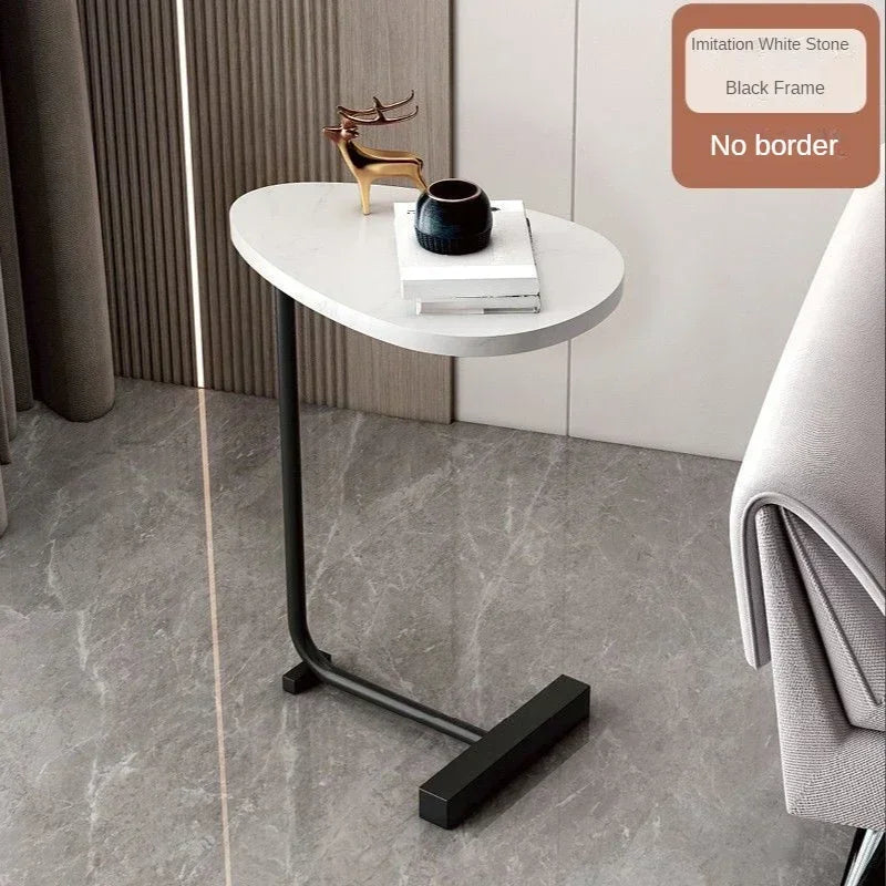 Table d'Appoint Métal Mobile - Petit Format Luxe Discret