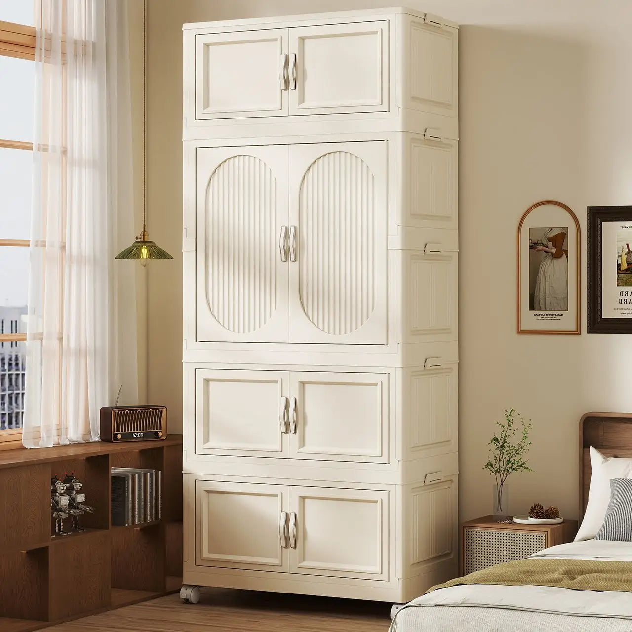 Armoire Pliable Enfant pour Vêtements et Jouets