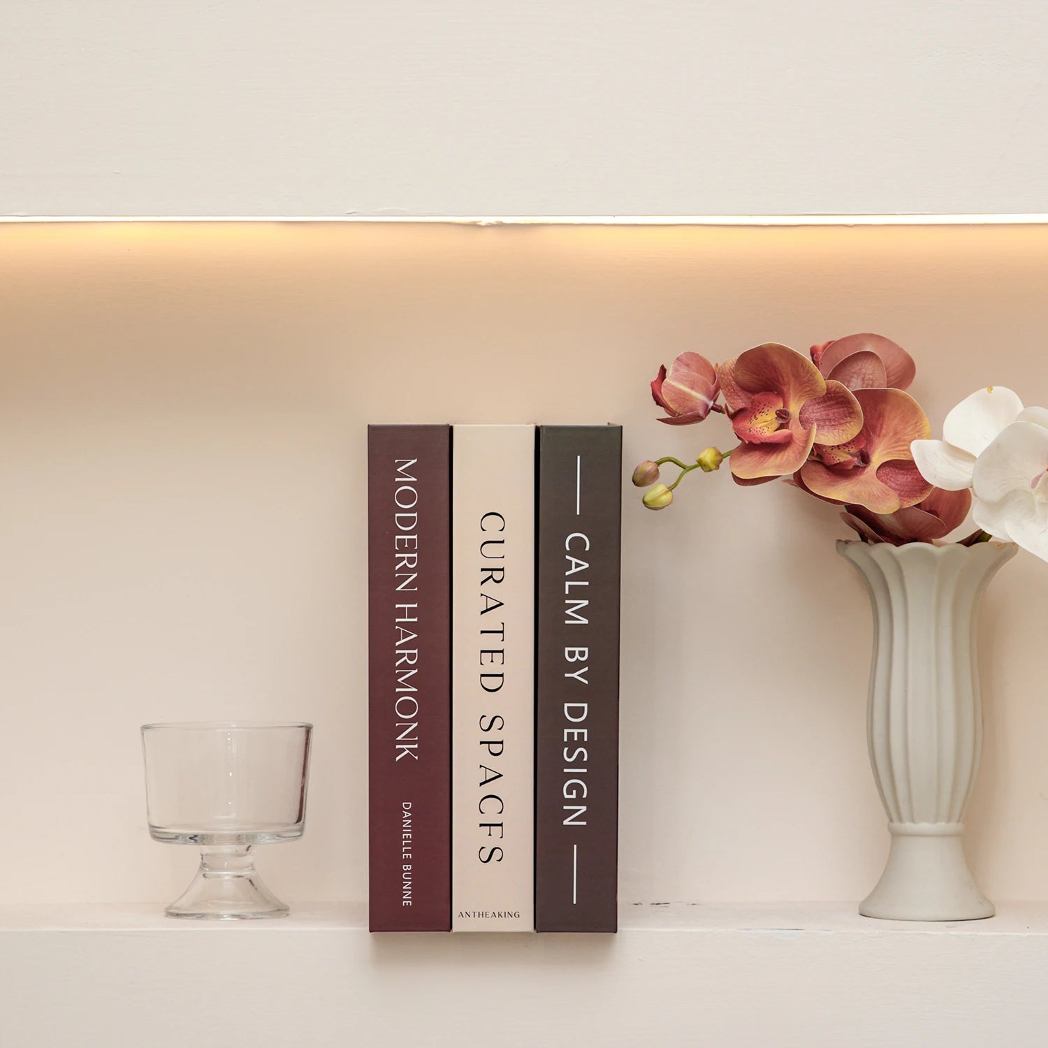 Ensemble Livres Décoratifs Factices Pliables Style Nordique