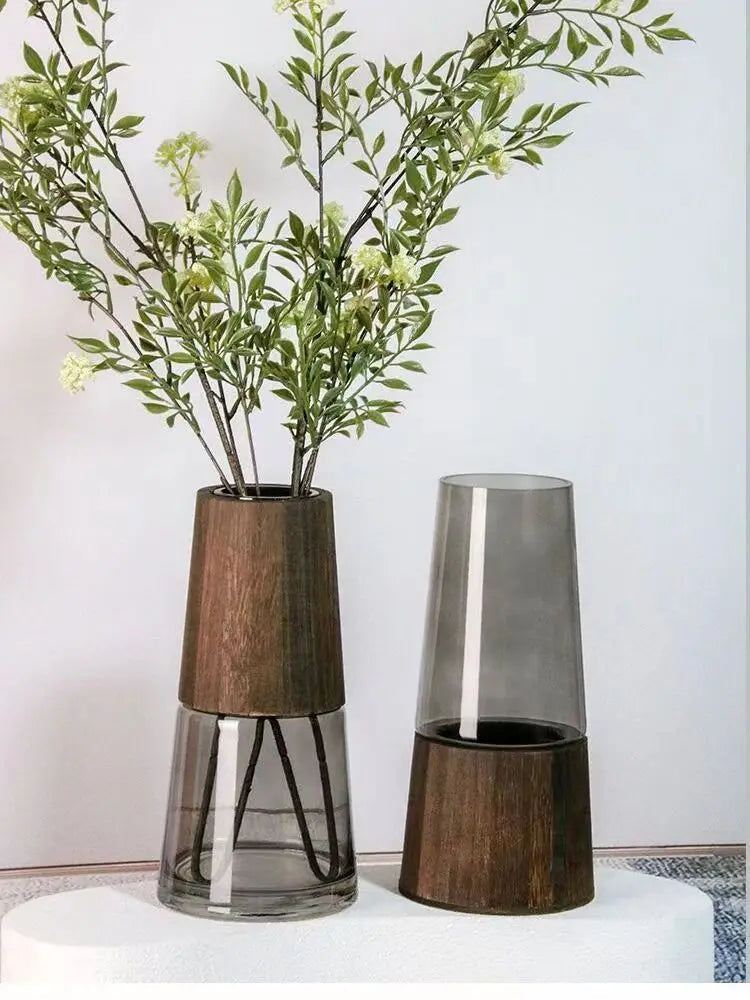 Vase de Table en Verre Style Nordique Luxe Léger