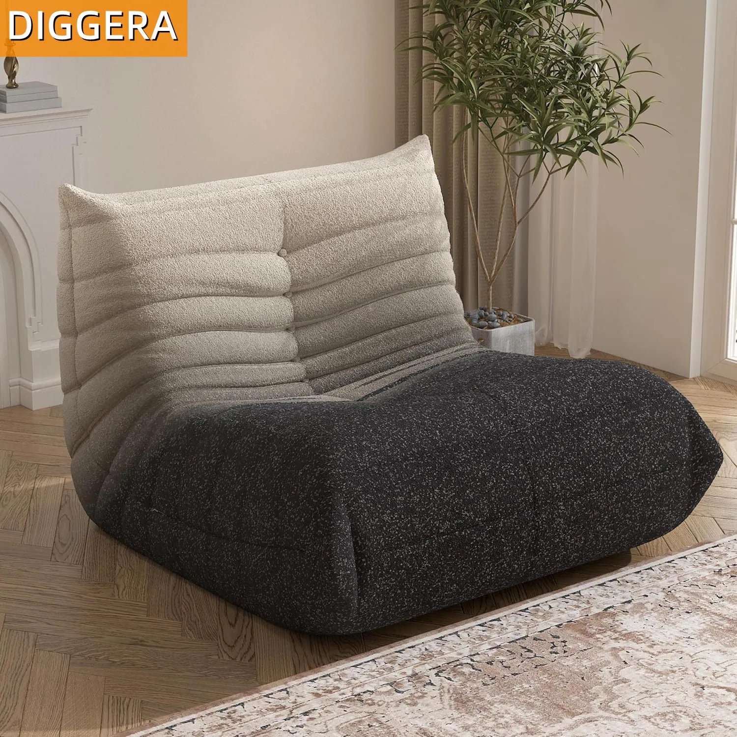 Fauteuil Paresseux Togo en Mousse à Mémoire de Forme