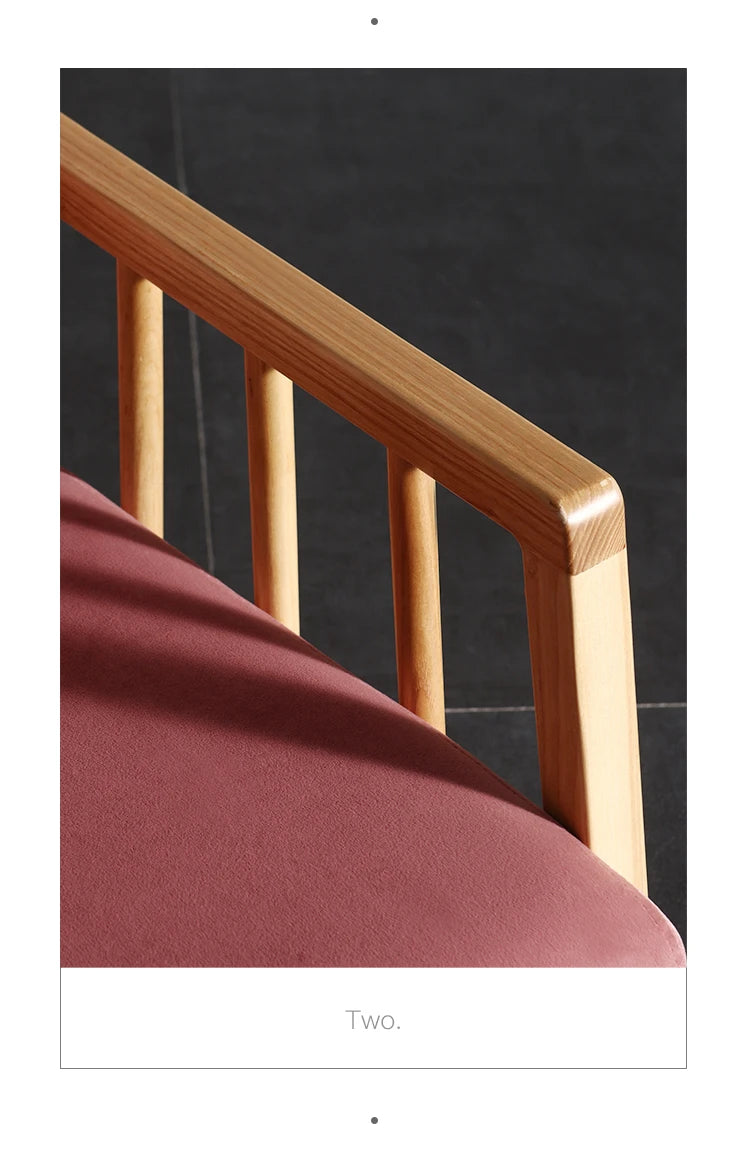 Chaise à Bascule Enfant en Bois Massif Nordique