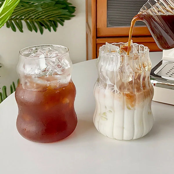 Verre à Rayures Résistant à la Chaleur 530ml