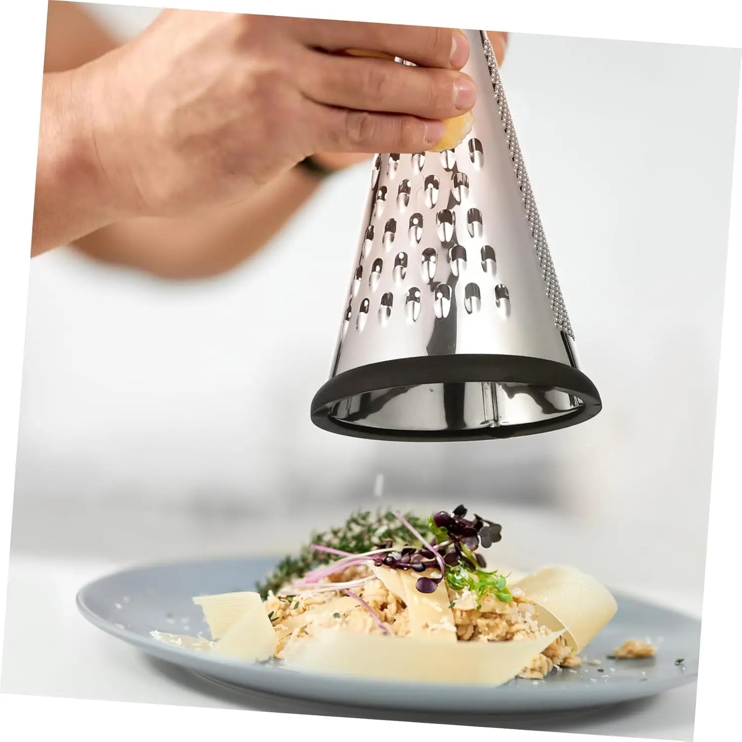 Râpe à Fromage Conique Acier Inoxydable Verticale