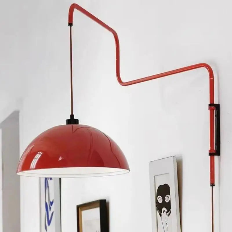 Applique Murale Rotative Design Nordique avec Bras Long