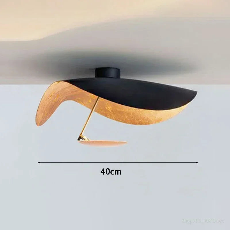 Plafonnier Doré Design Créatif - Style Nordique LED