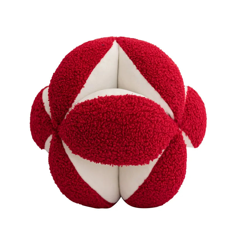 Coussin Rond Monogramme - Style Rétro Français Chic