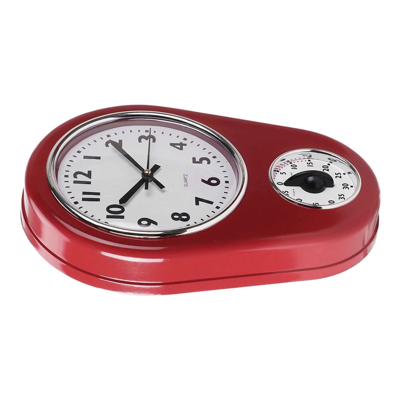Horloge Murale Vintage Minuterie Cuisine Grand Format