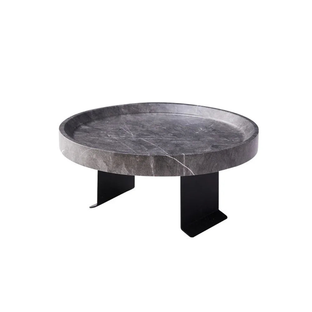 Plateau d'Accoudoir Mobile - Mini Table Basse Ronde