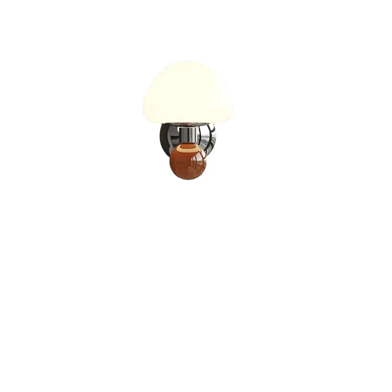 Applique Murale LED Champignon Crème à Tirette Enfant