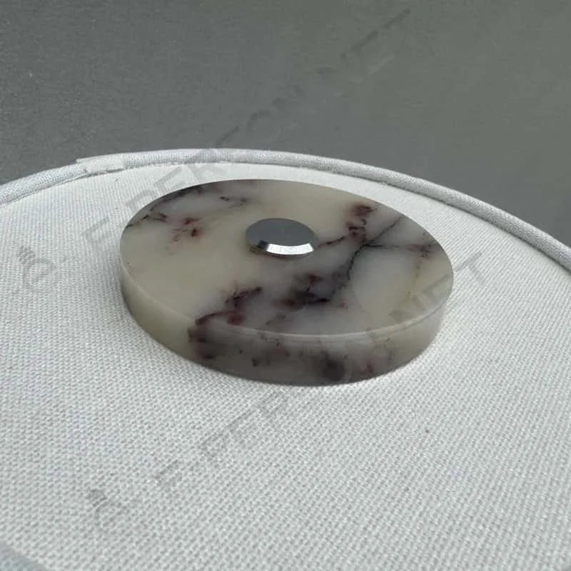 Marble Table Lamp – Fabric Shade