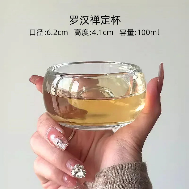 Tasse en Cristal Épaissie Haut de Gamme 100ml