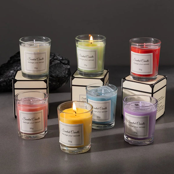 Bougie Parfumée Artisanale Coffret Premium