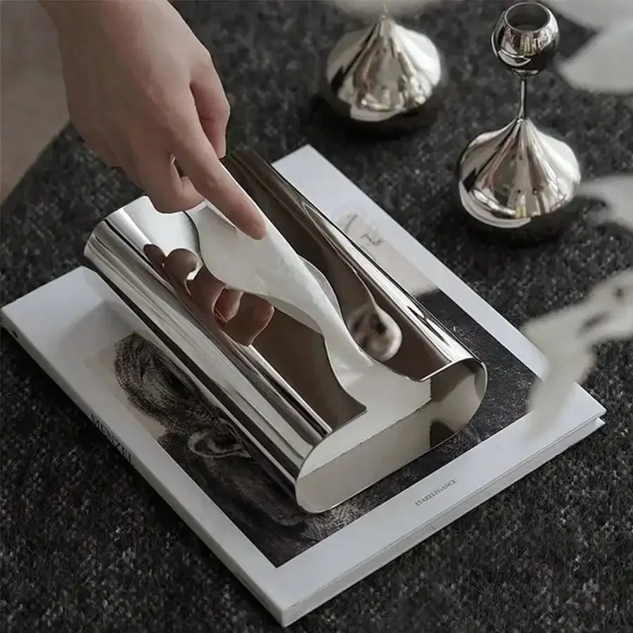 Mirror Tissue Box – Nordic Stainless Napkin Holder
