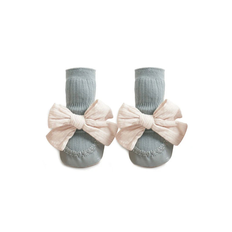 Chaussures Bébé Fille Style Princesse à Nœud