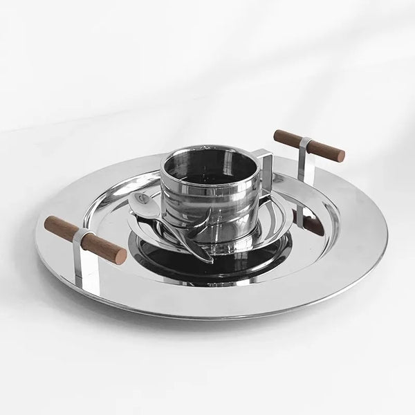 Stainless Steel Snack Tray – Nordic Minimalist Serving Dish