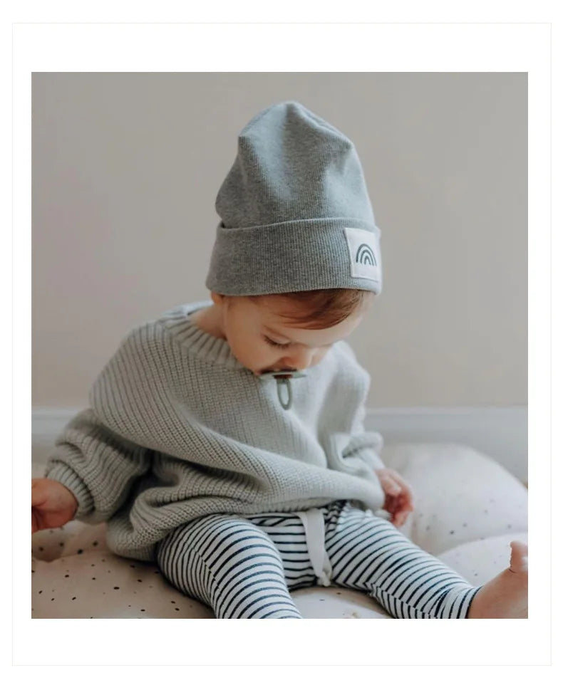 Pull Bébé Tricoté Épais Hiver