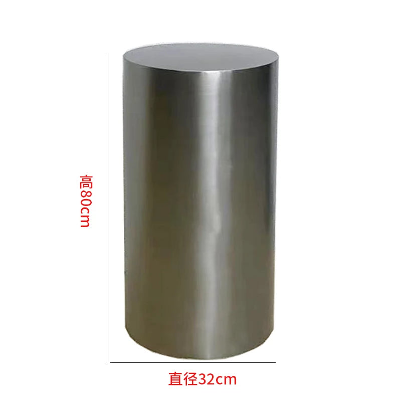 Stainless Steel Display Stand – Modern Entryway Accent Stand
