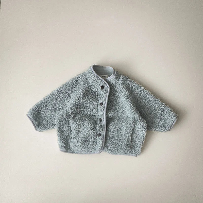 Manteau Enfant Matelassé Uni Style Coréen