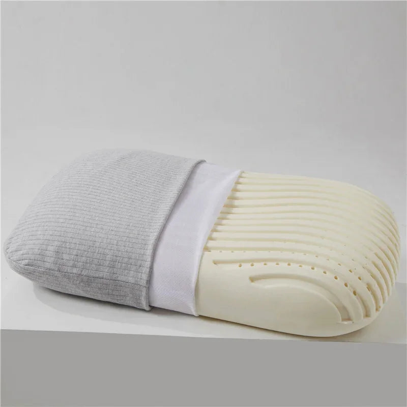 Oreiller en Latex Naturel - Soutien Cervical Anti-Ronflement