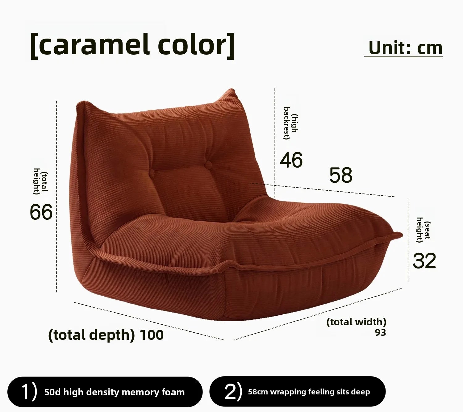 Canapé Paresseux Modulable pour Salon et Balcon