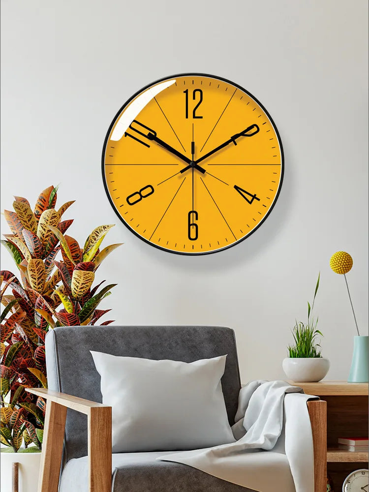 Horloge Murale Nordique Simple Silencieuse Moderne