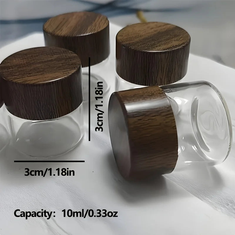 Ensemble de 6 Flacons de Voyage en Verre