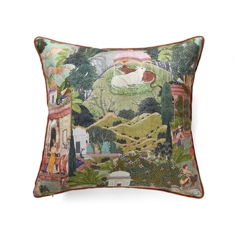 Housse de Coussin Lombaire Toscana - Charme Salon Italien