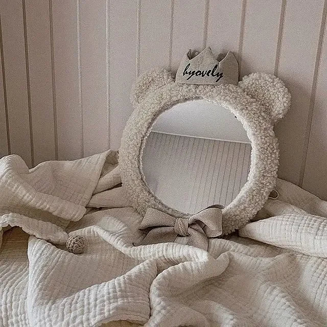 Miroir Décoratif Ourson Couronne