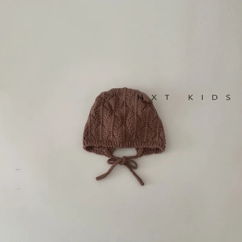 Bonnet Enfant Crocheté Motif Fleur