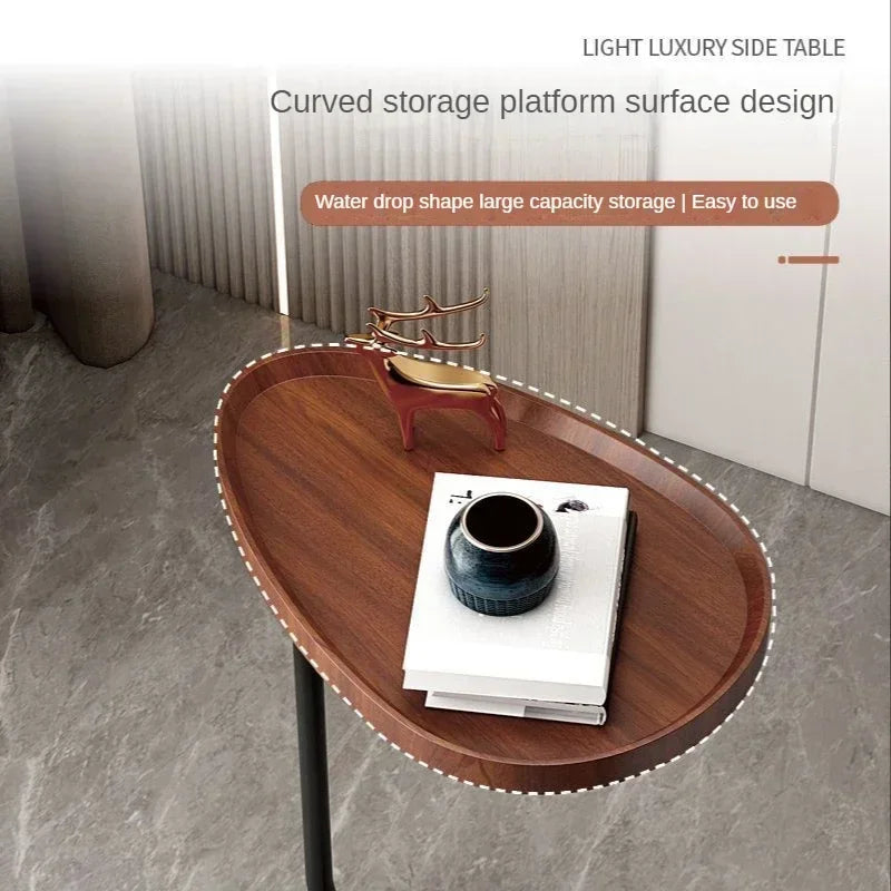 Table d'Appoint Métal Mobile - Petit Format Luxe Discret
