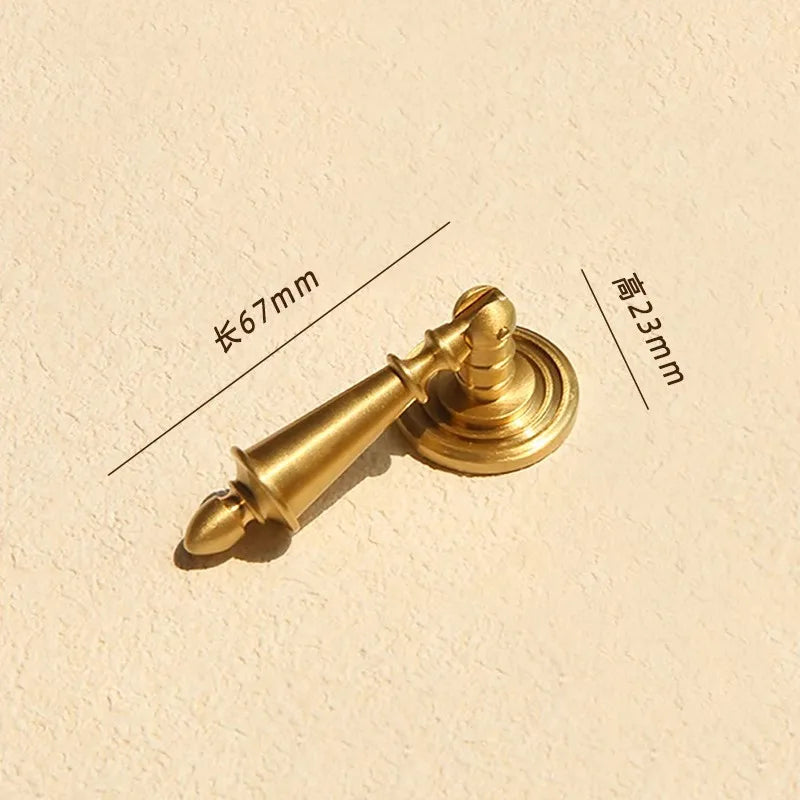 Crystal & Brass Drawer Knob – Polished Hardware